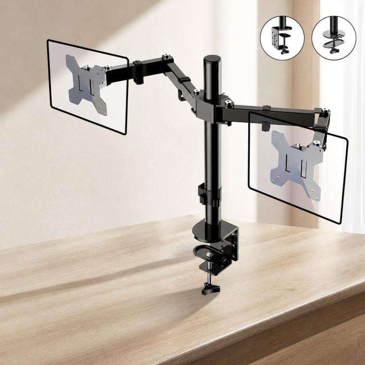 Desk Clamp Style Multi-Angle Rotating Laptop Screen Stand With Height Adjustment, ZX-MT022