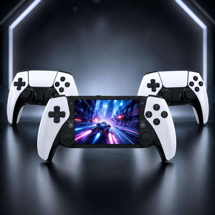 SJGAM M25 HD Screen Handheld Game Console, 64GB, 128GB, 256GB, 64GB+2pcs Game Controller, 128GB+2...