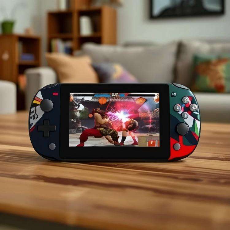 Q3 HD Large-Screen Retro Joystick Handheld Game Console, Blue 32G, Blue 64G, Red 32G, Red  64G