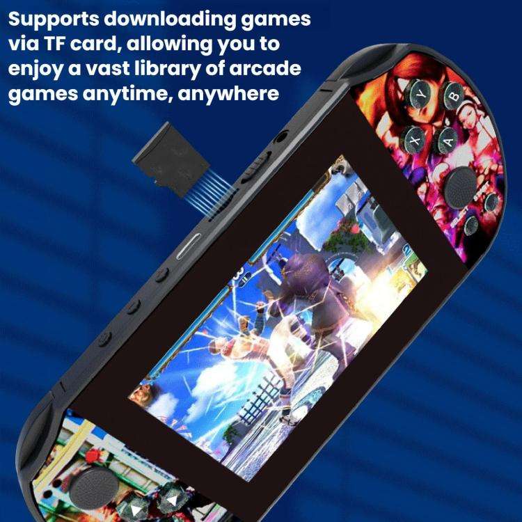 Q3 HD Large-Screen Retro Joystick Handheld Game Console, Blue 32G, Blue 64G, Red 32G, Red  64G