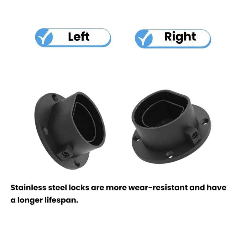 For EU Type 2 EV Charging Pile Round Empty Charging Connector Dock Bracket, For EU Type 2 Round