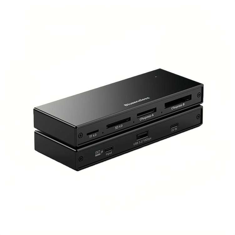 Blueendless USB 3.2 High-Speed Card Reader For CFEA/CFeB/SD 4.0/TF Cameras And Memory Cards, CFEA...