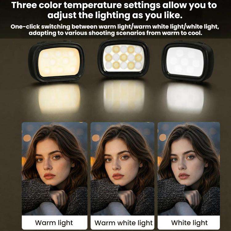 For DJI Pocket 4 BRDRC Portable Handheld Magnetic Selfie Light