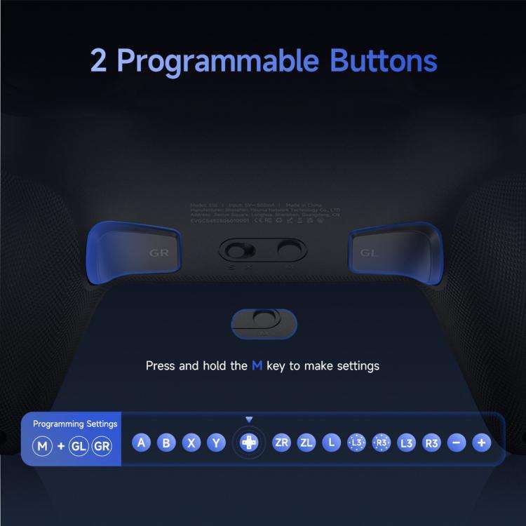 EasySMX S10 Wireless Controller for Nintendo Switch & Switch 2 Gamepad with NFC, HD Rumble & Swap...