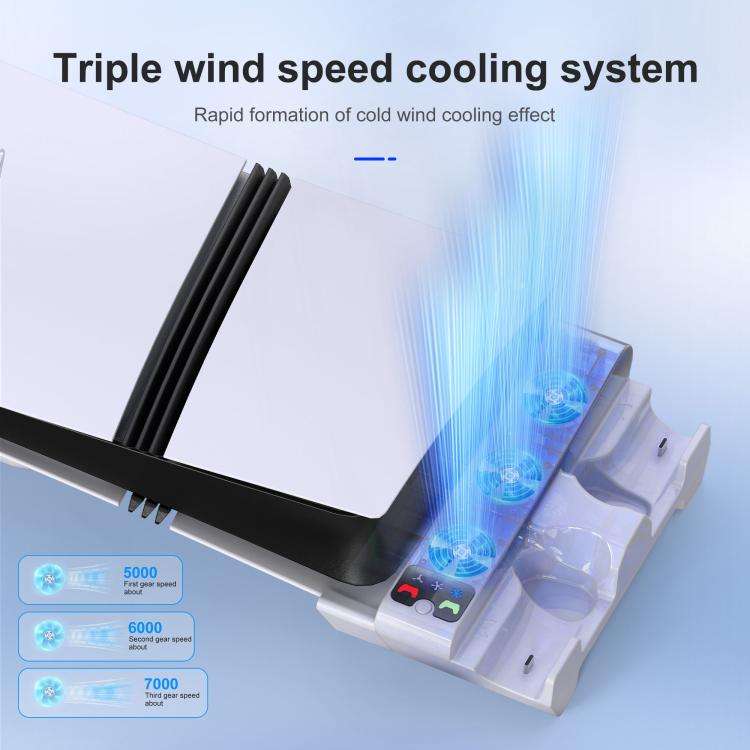 STARTRC GAMES Cooling Stand Multi-Functional Game Controller Charging Rack Horizontal Mounting Ac...