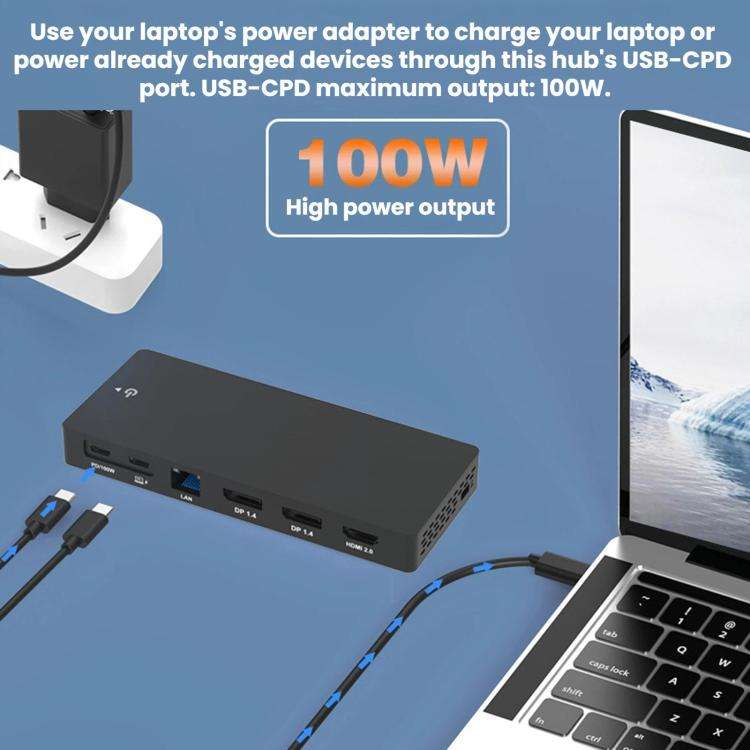 Blueendless TYPE-C Expansion Dock 4K 60Hz High-Definition Splitter
