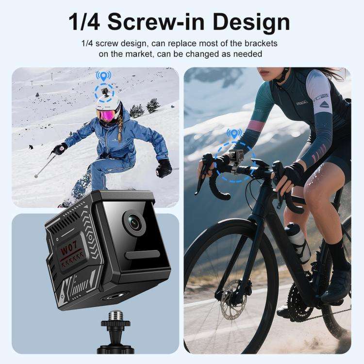 Remote Monitoring 2MP WiFi HD Night Vision Wireless Multi-Functional Camera, W07 Black, W07 White