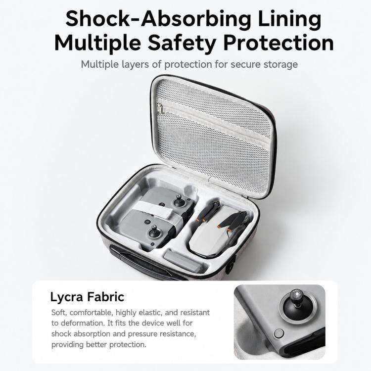 Baona BN-FD004 For DJI Mini 4K Hard EVA Carrying Case Drone Shoulder Bag Protective Storage Box, ...