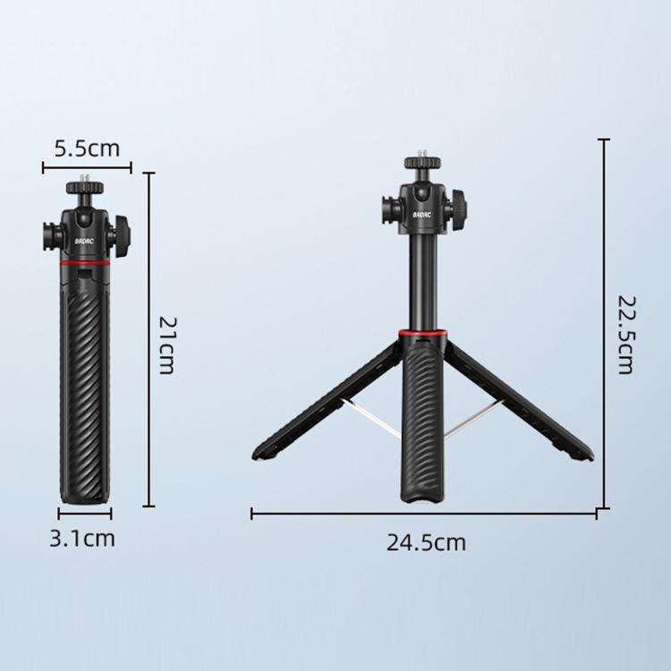 For DJI Osmo Pocket 4 / Action 6 / GoPro BRDRC Selfie Extension Tripod