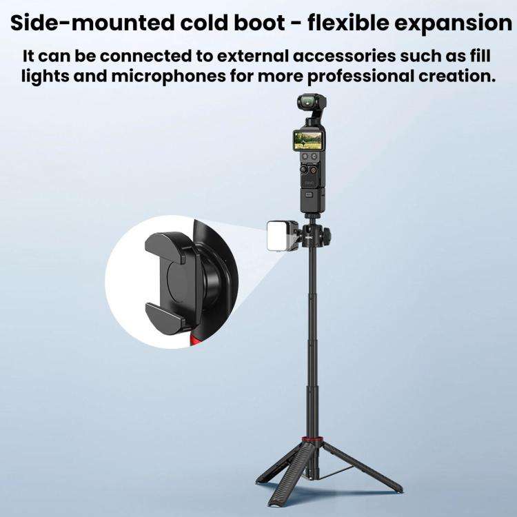 For DJI Osmo Pocket 4 / Action 6 / GoPro BRDRC Selfie Extension Tripod