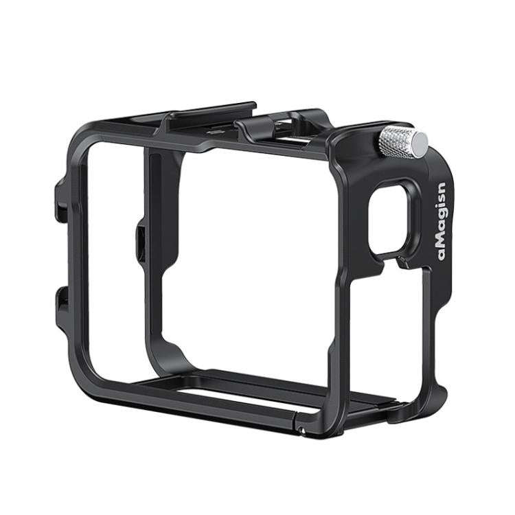 AMagisn Metal Frame Case For Insta360 Ace Pro 2 / Ace Pro / Ace Aluminum Utility Cage With Cold Shoe