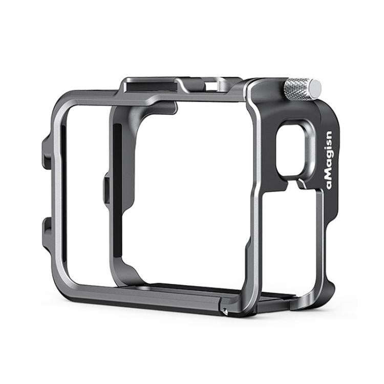 AMagisn Metal Frame Case For Insta360 Ace Pro 2 / Ace Pro / Ace Aluminum Utility Cage With Cold Shoe