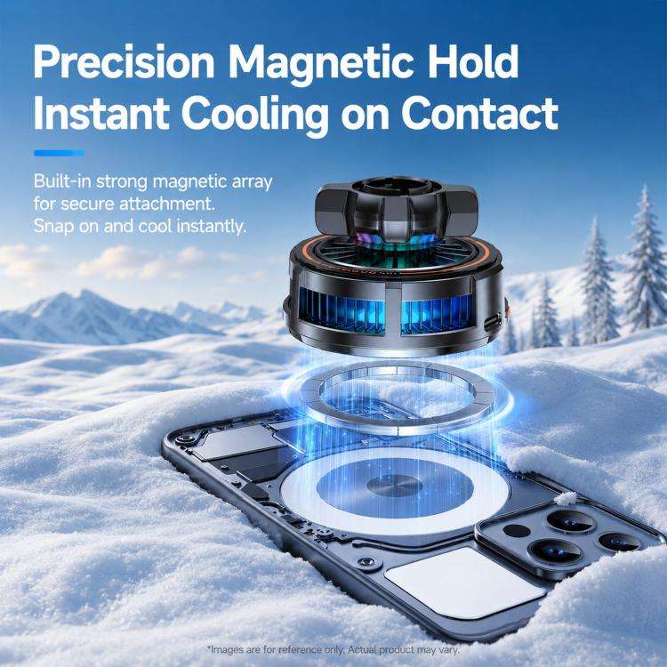 17mm Ball Joint Magnetic Phone Cooler 3-Speed Semiconductor Cooling Fan, H8A Cooler Only, with Ai...
