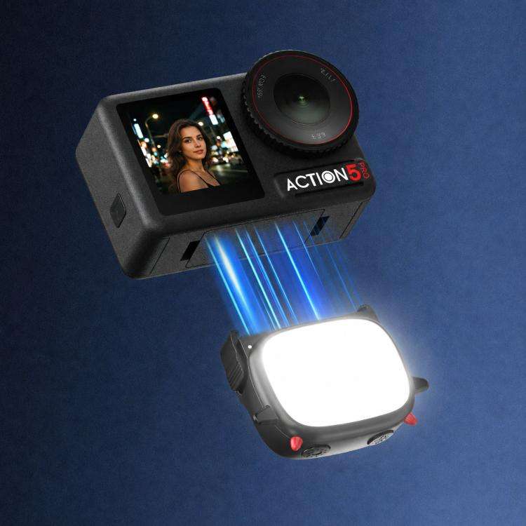 BRDRC Handheld Selfie Monster Fill Light Accessory, For DJI Osmo Action 3 / 4 / 5 Pro, For DJI Os...