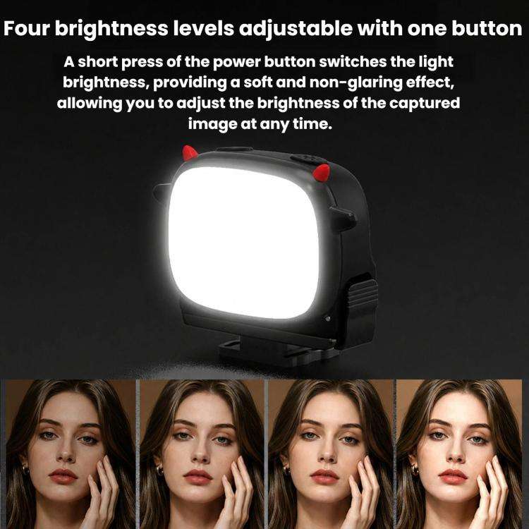 BRDRC Handheld Selfie Monster Fill Light Accessory, For DJI Osmo Action 3 / 4 / 5 Pro, For DJI Os...