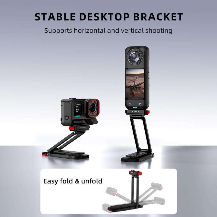 For Insta360 Ace / Ace Pro 2 / X5 Flymile Carabiner-Mounted Magnetic Quick-Release Tripod