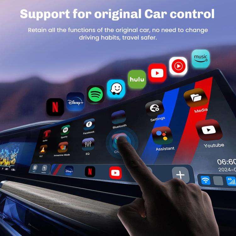 MMB Max-BM-Q4W For BMW 8+128G Wireless CarPlay Box Vehicle GPS Android System Video Convert Adapt...
