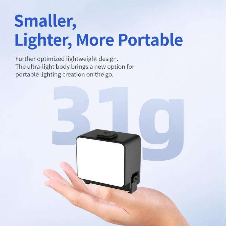 For DJI Osmo Action 5 Pro / 4 / 3 Magnetic Fill Light Portable Photography Lamp, ML-M02