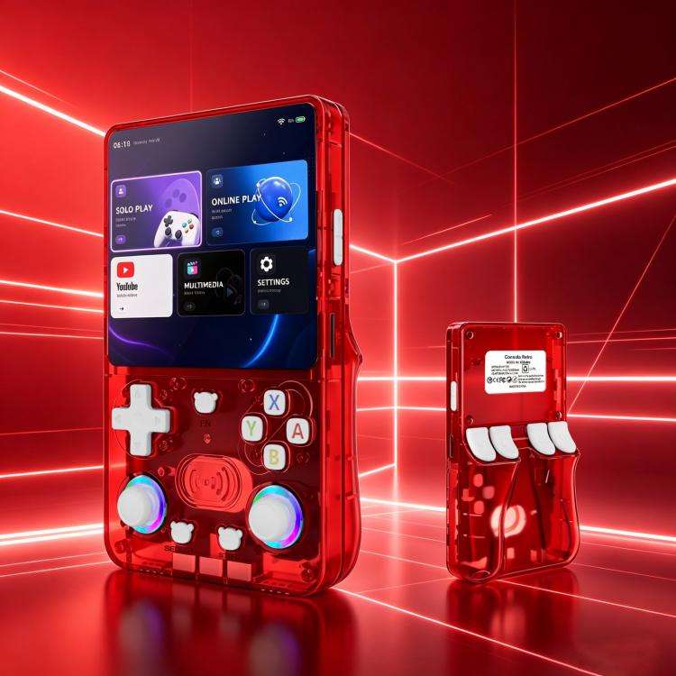 X36 Ultra 4.2-inch IPS Screen Retro Handheld Game Console Android 10.0 Gaming Device with WiFi, R...