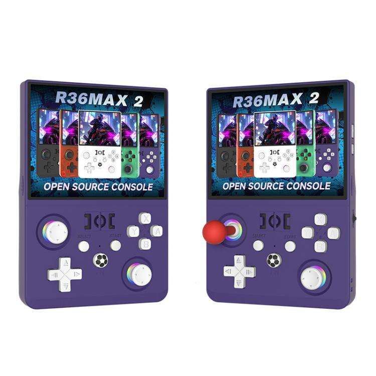 R36 MAX2 Retro Handheld Game Console 4.5inch Screen Linux Open Source, 2.4G WiFi Multiplayer, 64G...