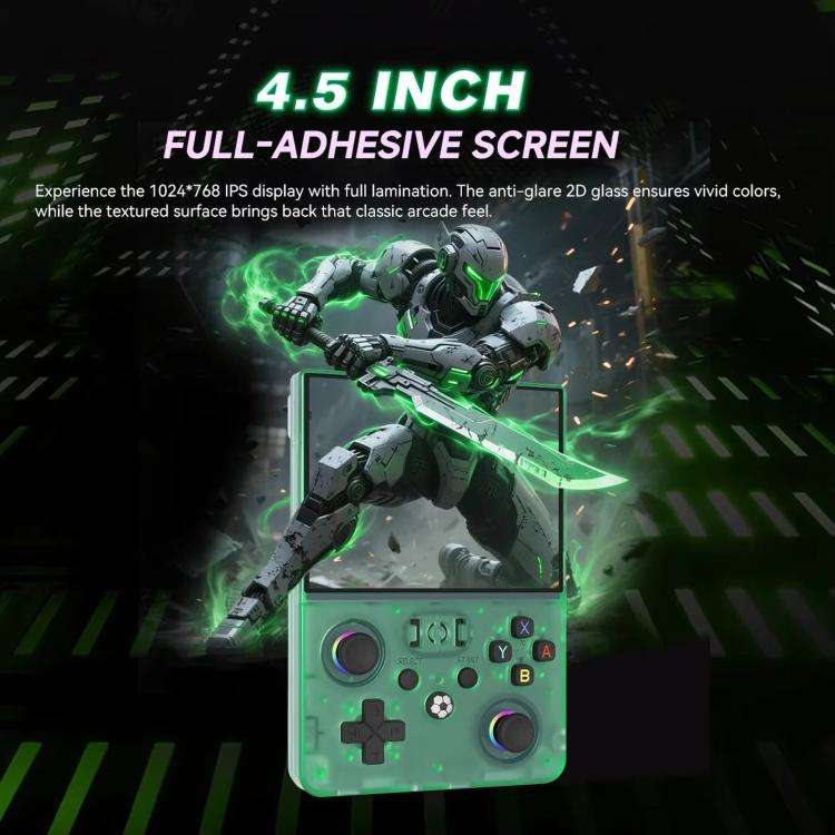R36 MAX2 Retro Handheld Game Console 4.5inch Screen Linux Open Source, 2.4G WiFi Multiplayer, 64G...