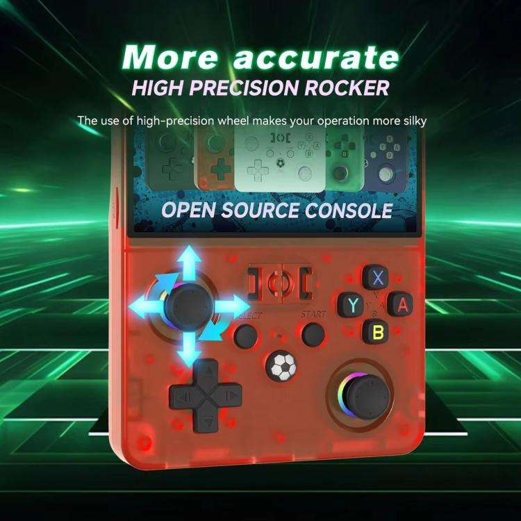 R36 MAX2 Retro Handheld Game Console 4.5inch Screen Linux Open Source, 2.4G WiFi Multiplayer, 64G...