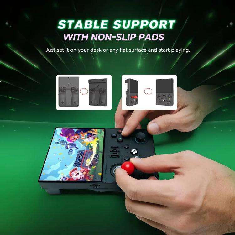 R36 MAX2 Retro Handheld Game Console 4.5inch Screen Linux Open Source, 2.4G WiFi Multiplayer, 64G...