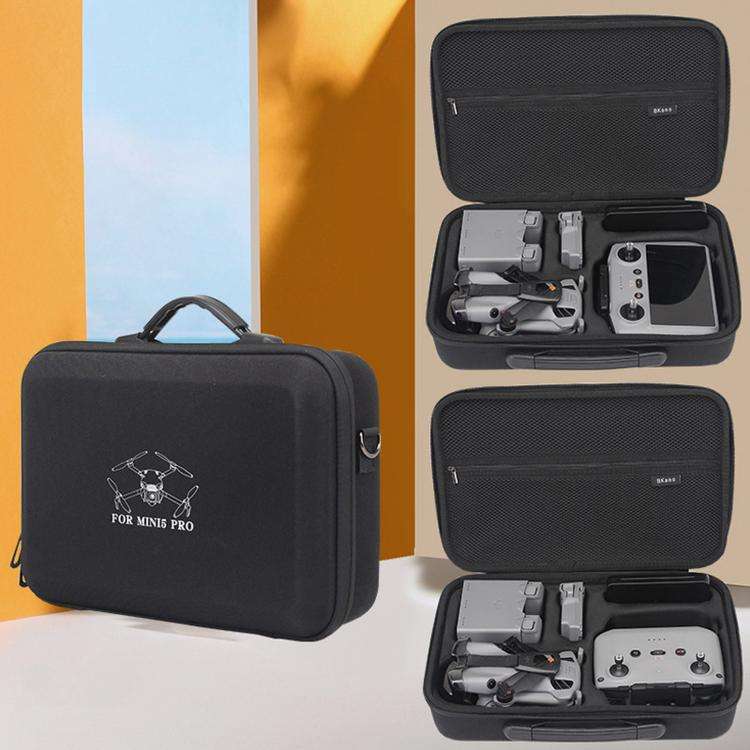 For DJI Mini 5 Pro Fly More Combo BKano Hard Shell Carrying Case Handbag With Shoulder Strap Comp...