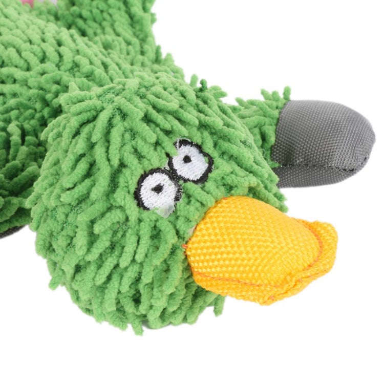 B14302 Cute Papa Duck Plush Dog Toy With Rope