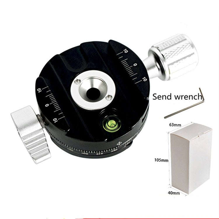 BENXIN QJ07 Panoramic Clip Holder 360 Degree Rotating Pan/tilt Tripod SLR Camera Quick Mounting P...
