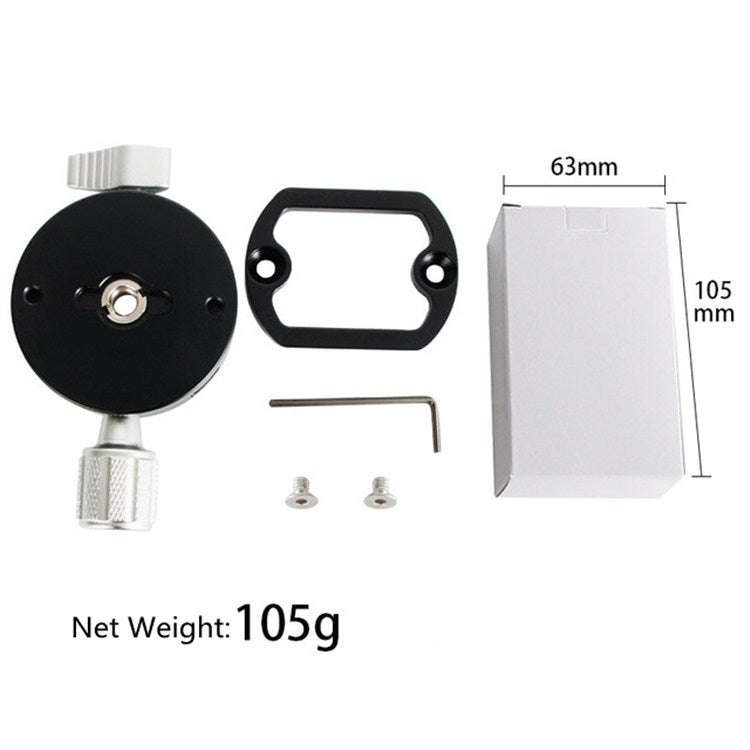 BENXIN QJ07 Panoramic Clip Holder 360 Degree Rotating Pan/tilt Tripod SLR Camera Quick Mounting P...