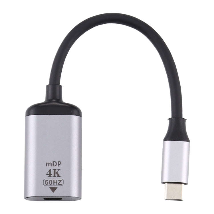 4K 60HZ Mini DP Female to Type-C / USB-C Male Connecting Adapter Cable, Mini DP Female to Type-C ...
