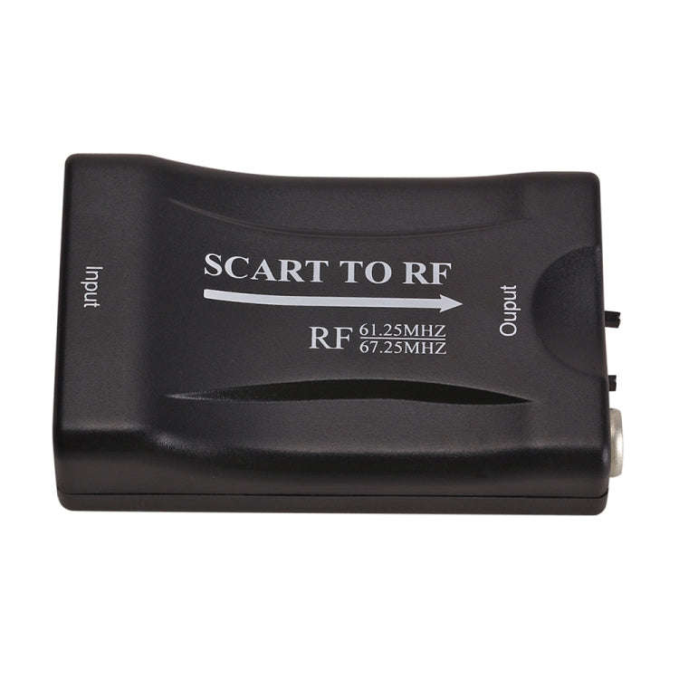 SCART to RF Video Converter, Support RF67.25MHz, 61.25MHz, SCART to RF