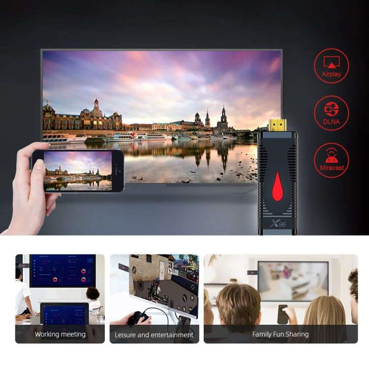X96 S400 Android 10.0 Mini TV Stick, Allwinner H313 Quad Core ARM Cortex A53, 2GB + 16GB, Support...