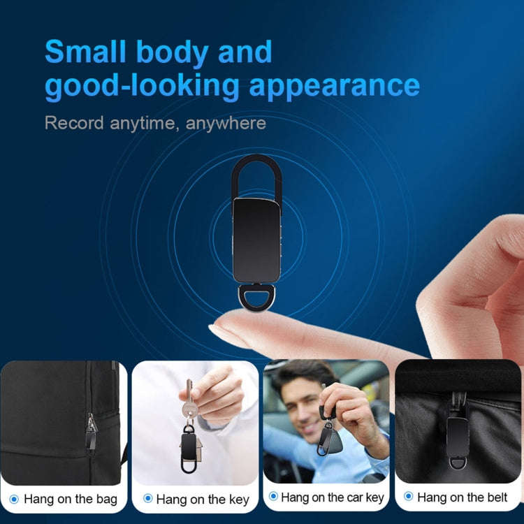 S20 64GB Keychain HD Noise Reduction Portable Recording Pen, 64GB