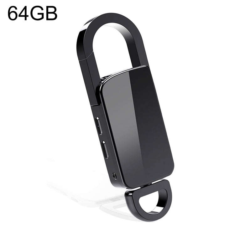 S20 64GB Keychain HD Noise Reduction Portable Recording Pen, 64GB