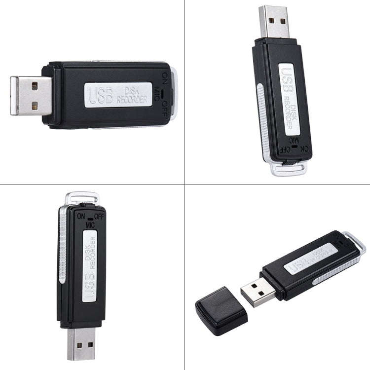 SK868 32GB Rechargeable Portable U-Disk Voice Recorder, 32GB
