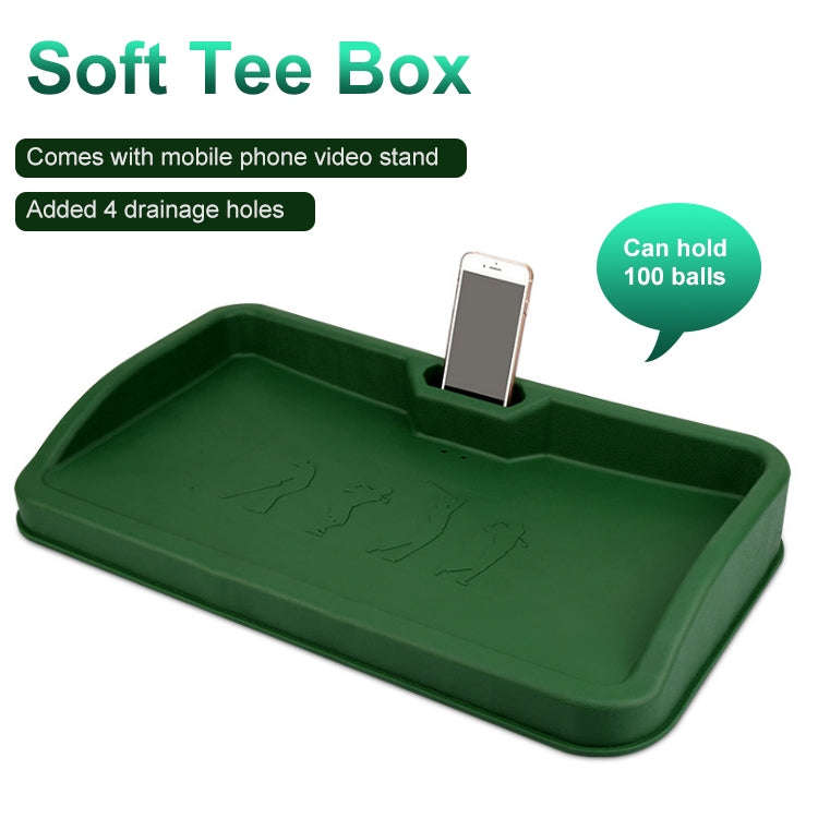 PGM Golf Service Box with Phone Stand, Capacity: about 100 Balls(Color:Green Size:Character Patte...