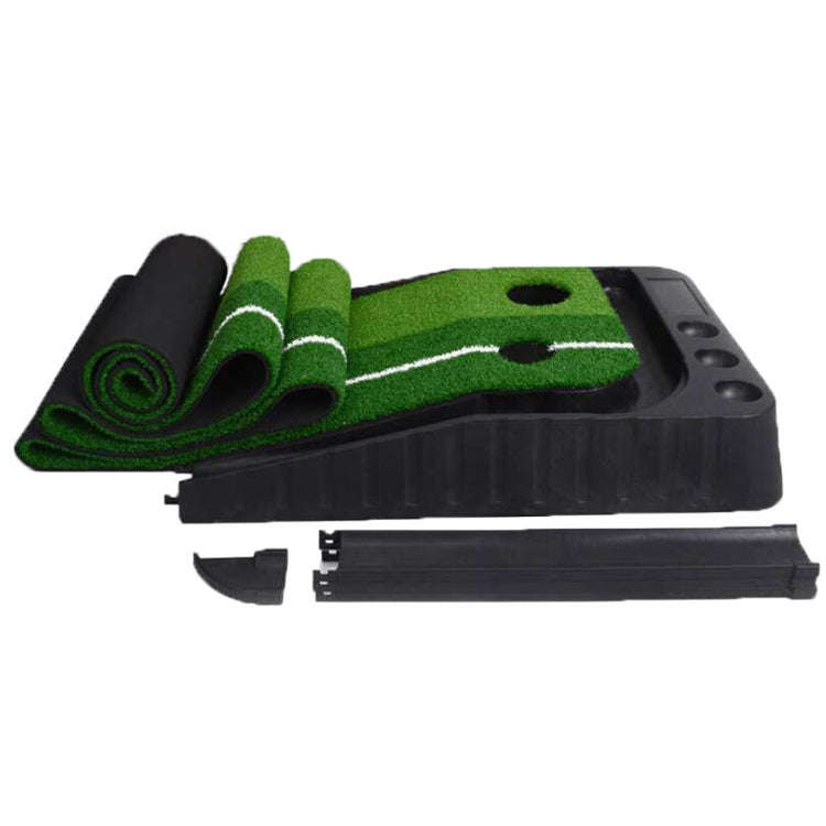 PGM 2.5m Golf Indoor Swing Grip Putting Trainer Practice Pace with Automatic Return Fairways, 2.5m