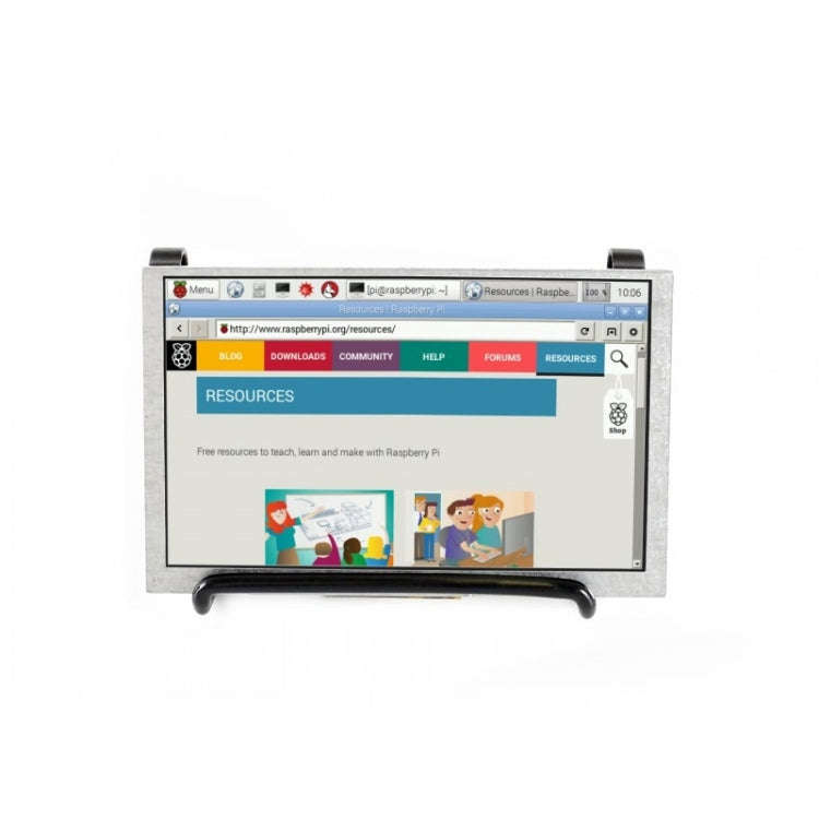 Waveshare 5.0 inch 800x480 IPS Display for Raspberry Pi, DPI interface, No Touch, 5.0 inch No Touch