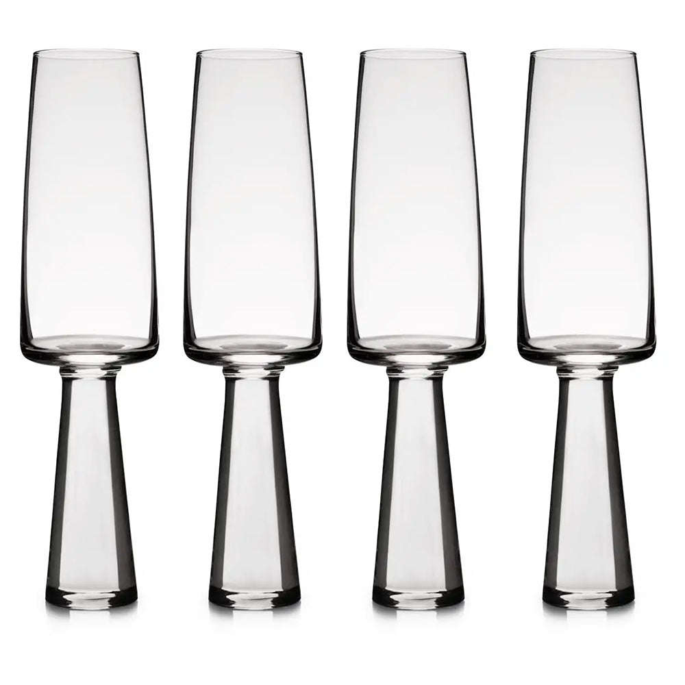 Carrol Boyes Baobab Champagne Flutes, Set Of 4