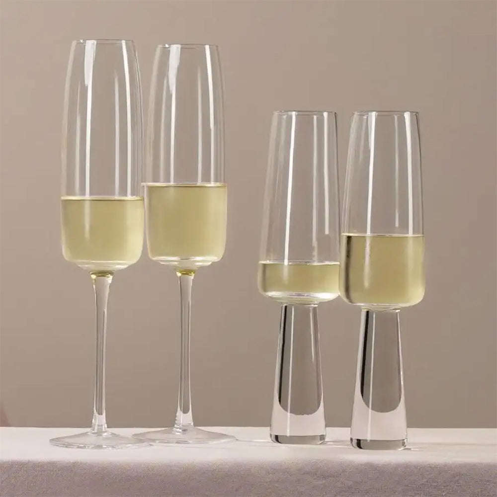 Carrol Boyes Baobab Champagne Flutes, Set Of 4
