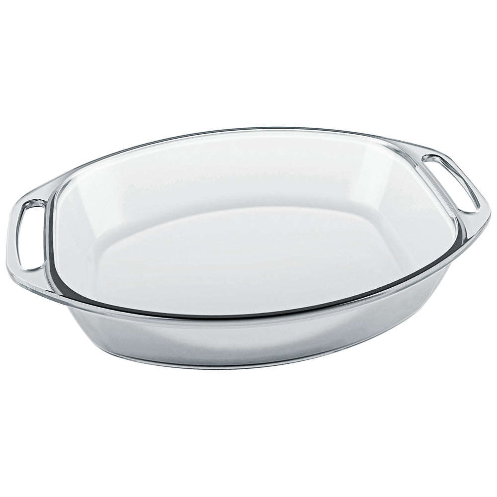 Marinex Glass Oval Roaster With Handles, 4.2L