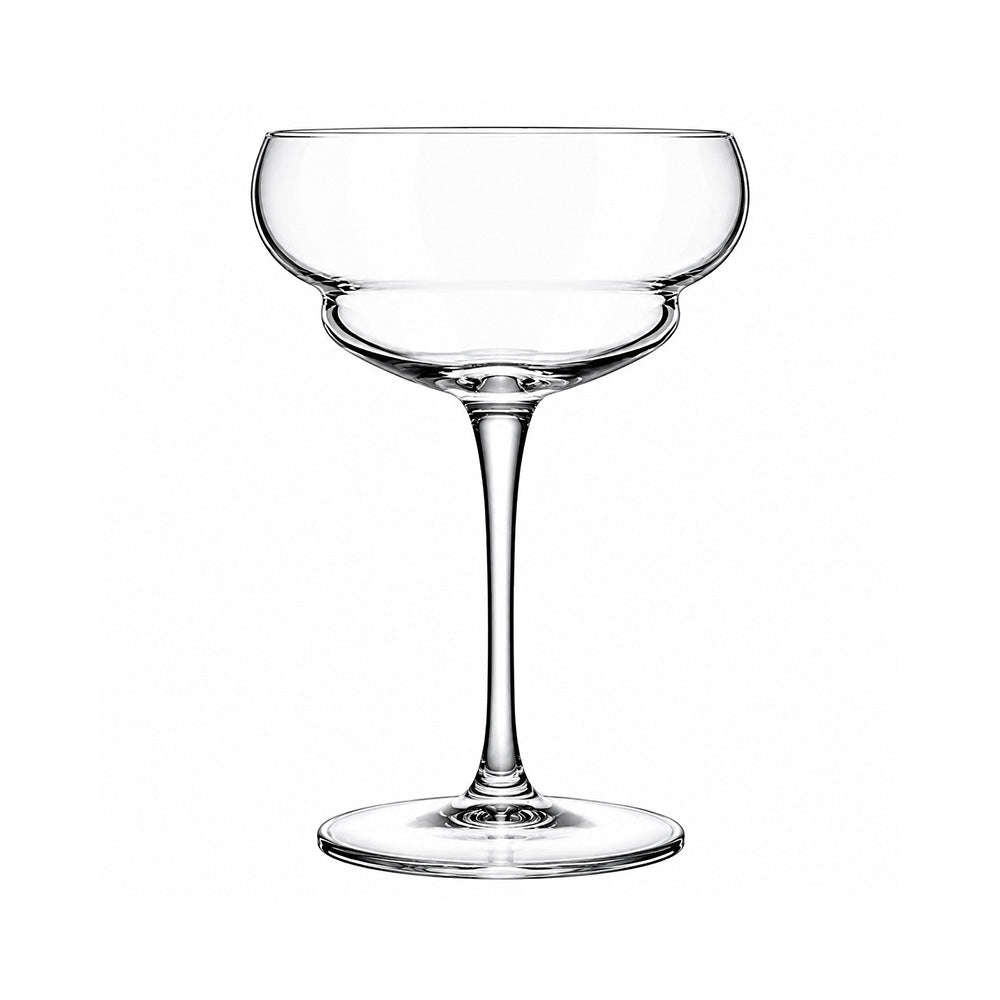 Luigi Bormioli Backdoor 20's Nick & Nora Cocktail Glasses, Set of 4