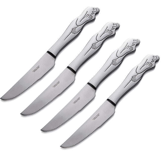 Carrol Boyes Set Of 4 Steak Knives