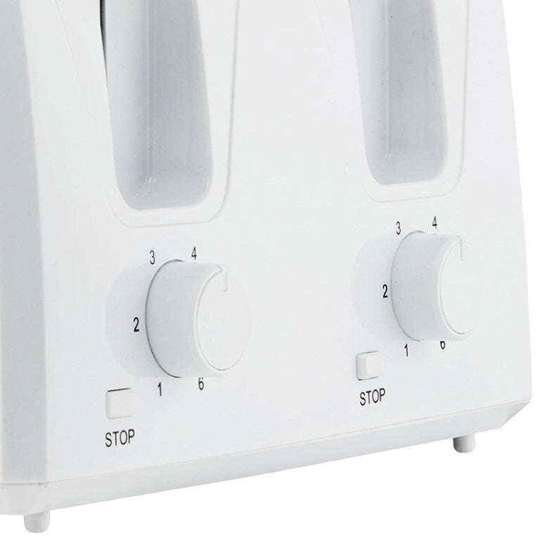 Mellerware Eco Max White 4 Slice Toaster