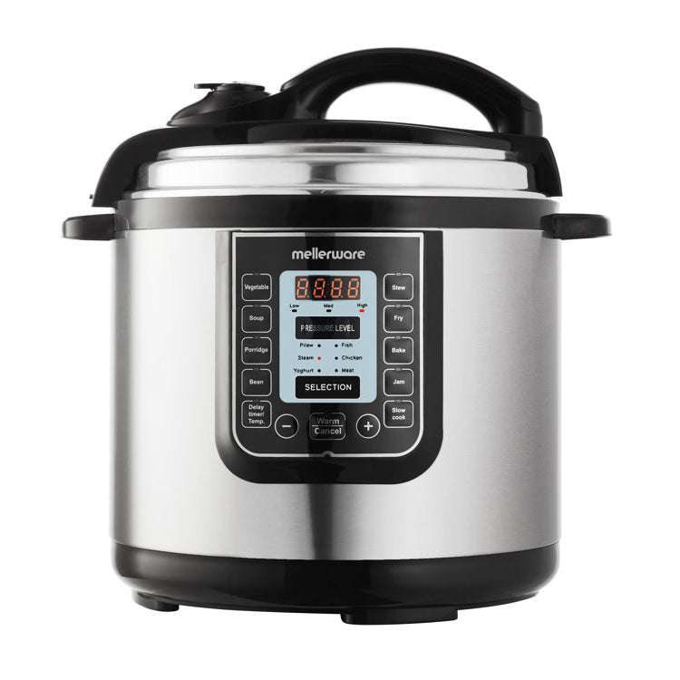 Mellerware Juno 6L Stainless Steel Pressure Cooker