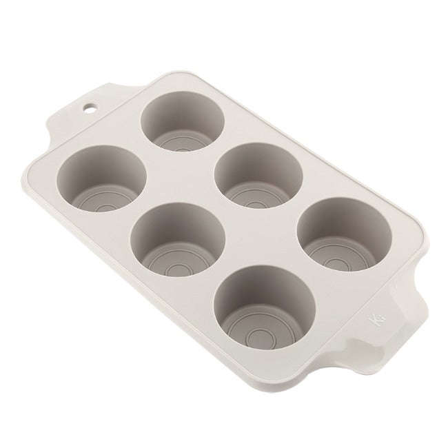 Kitchen Inspire Silicone 6 Cup Jumbo Muffin Pan