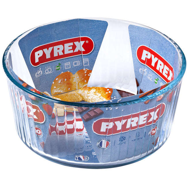 Pyrex Bake & Enjoy Glass Souffle Dish, 2.5L