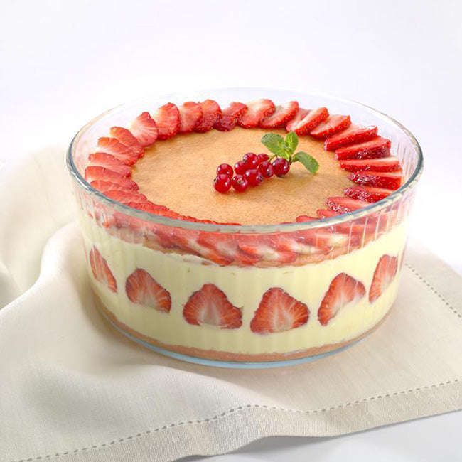 Pyrex Bake & Enjoy Glass Souffle Dish, 2.5L